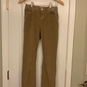 Old Navy 14 slim boys karate beige corduroy pants.